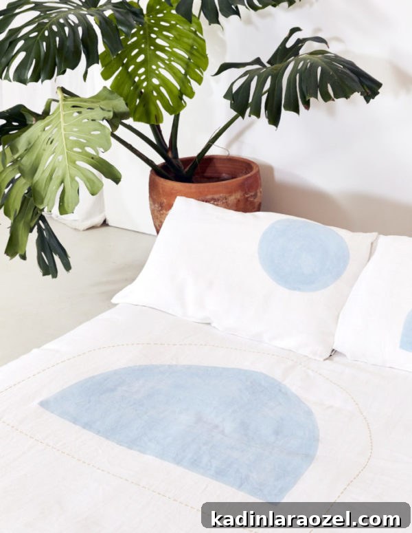 18 Inspiring Australian Designers and Artists to Know 19 Beachy linen duvet from the Vallentine Project. Get down (under) with 18 Inpsiring Australian Designers and Artists #australiandesign #australia #designinspiration #bedroom #bedding