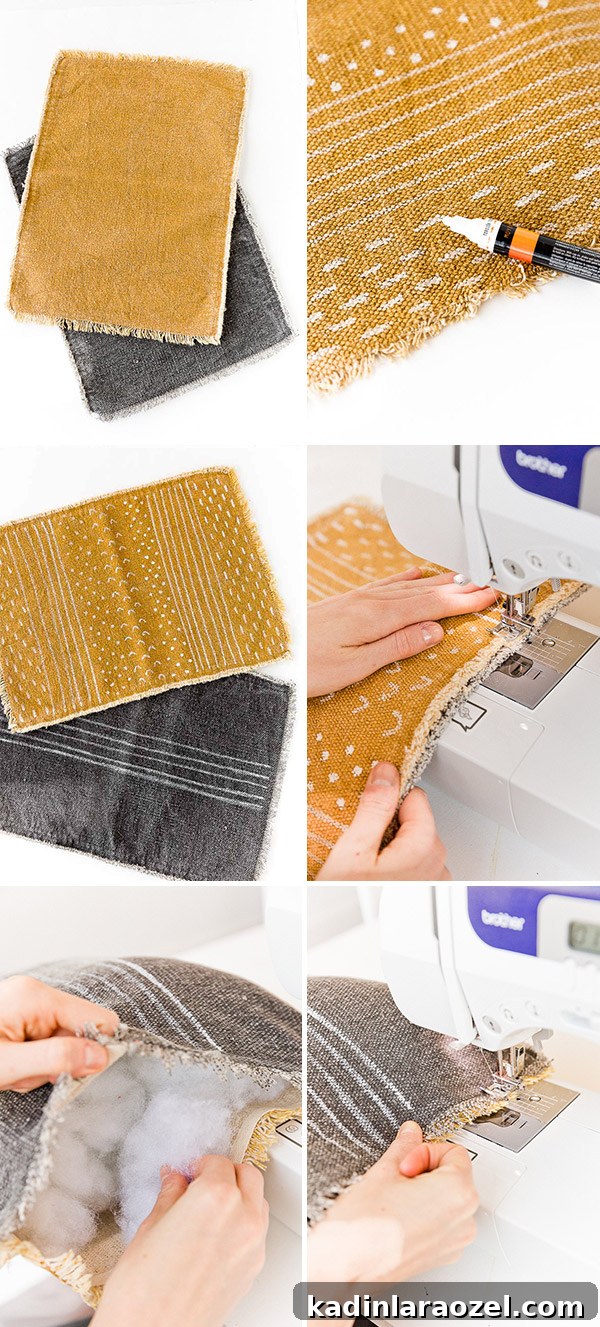 How to Sew a Reversible Pillow: Flip and Reverse for Two Looks 3 Sewing DIY // Learn how to sew a reversible pillow. It's so easy! #sewingproject #diypillow #diy #sewingdiy