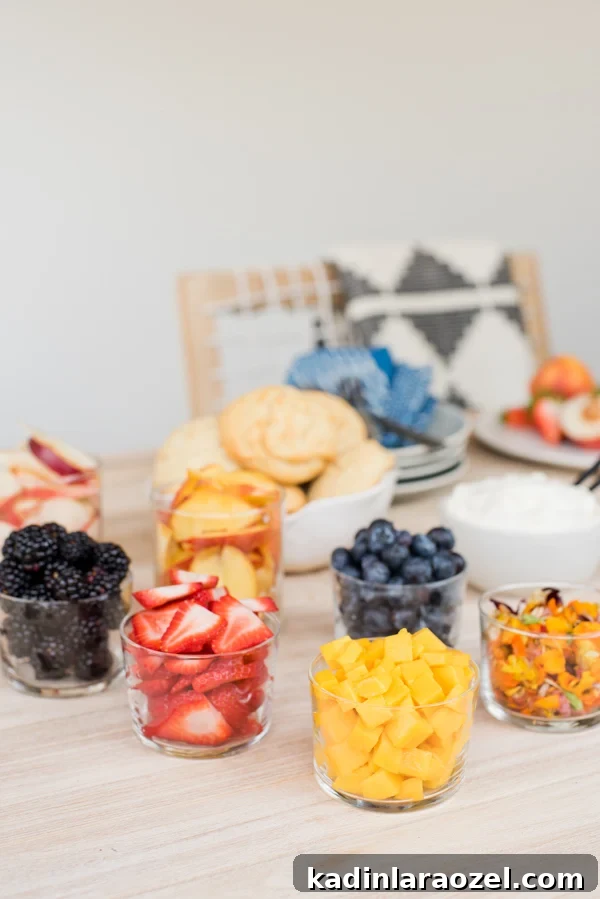 Summer Shortcake Bars with Fresh Fruit and Homemade Whipped Cream 4 How to Throw Together a Summer Shortcake Bar with Fresh Fruit and Homemade Whipped Cream. Great for July Fourth and all summer long! #summer #summerrecipes #julyfourthideas #julyfourth