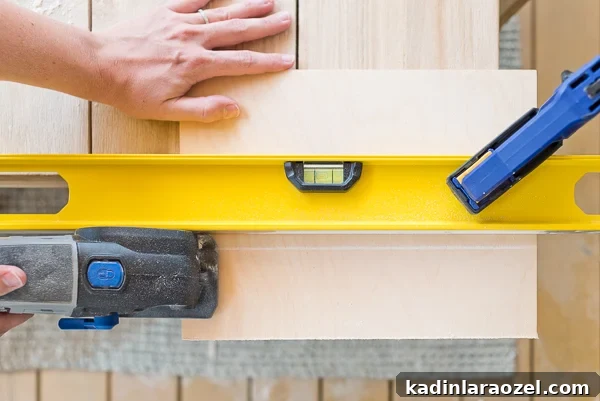 Cut pieces of wood in various shapes, next to a drill