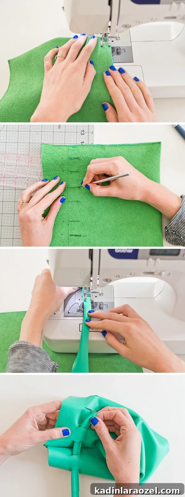 How to Make a Leather Drawstring Bag: Step-by-Step Guide 2 DIY Purse! The Easiest Way to Make a Leather Drawstring Bag. #diybag #diypurse #diyfashion #fashiondiy #drawstringpurse
