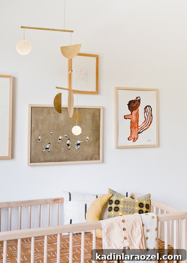 12 Rooms in 12 Months: Hayes’ Nursery Reveal 10 An organic modern nursery makeover. Click through for the full reveal (with before and after photos). #nursery #organicmodern #interiorhomedecor #roommakeover #babyroom