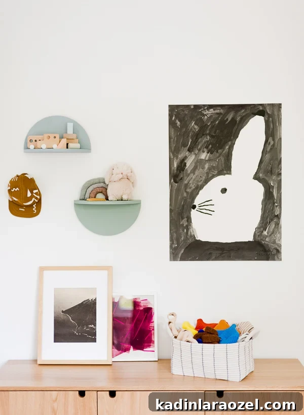 12 Rooms in 12 Months: Hayes’ Nursery Reveal 12 An organic modern nursery makeover. Click through for the full reveal (with before and after photos). #nursery #organicmodern #interiorhomedecor #roommakeover #babyroom