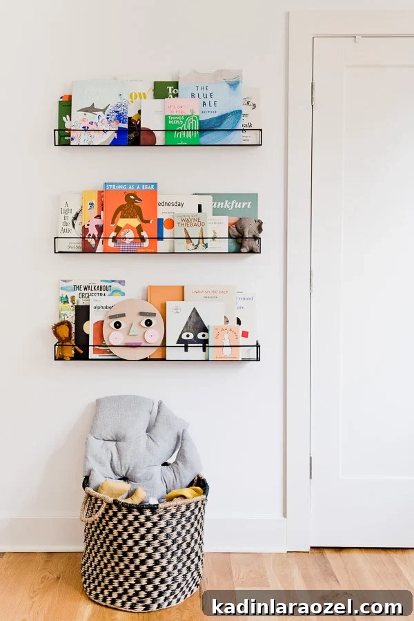12 Rooms in 12 Months: Hayes’ Nursery Reveal 9 An organic modern nursery makeover. Click through for the full reveal (with before and after photos). #nursery #organicmodern #interiorhomedecor #roommakeover #babyroom