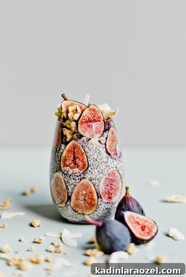 The Prettiest Chia Seed Fruit Parfaits #breakfastrecipe #easyrecipe #parfait #chiaseeds #breakfastideas #easybreakfast #figs