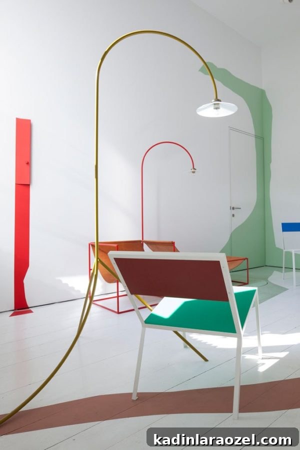 A unique paint trend that pops up again and again in cool interiors. Are you a fan? #paintideas #paintdesigns #coolinteriors
