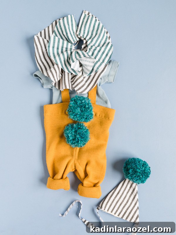Last-Minute Adorable Halloween Baby Costumes: 3 Cute Ideas 3 DIY baby clown costume