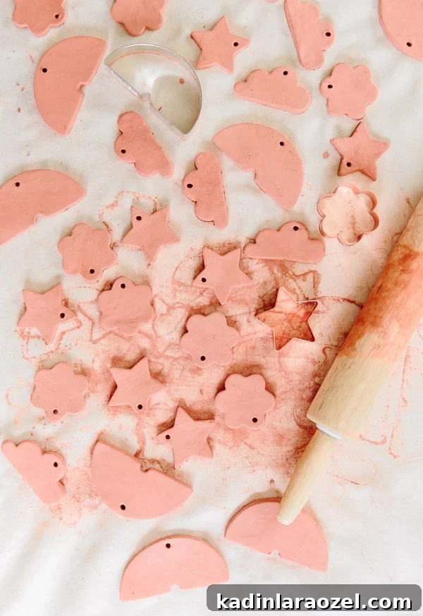 DIY Terracotta Clay Ornaments for Christmas and Year-Round Decor 4 Terracotta Clay Ornaments DIY step