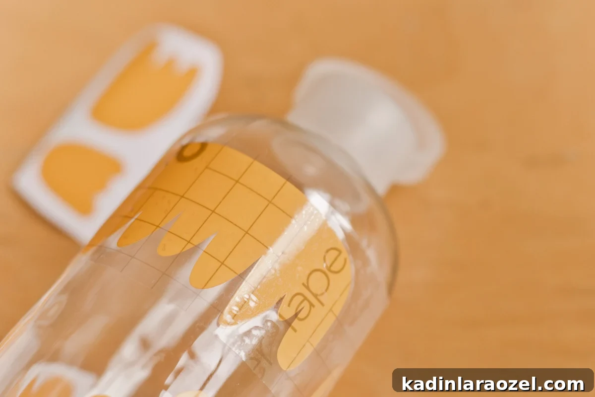 Transforming Closet Finds into Unique DIY Summer Accessories 8 Adding vinyl cut outs to an old water bottle to stay motivated to drink water throughout the summer. Click through for the DIY (tutorial). #diy #vinylstickers #cricutmaker