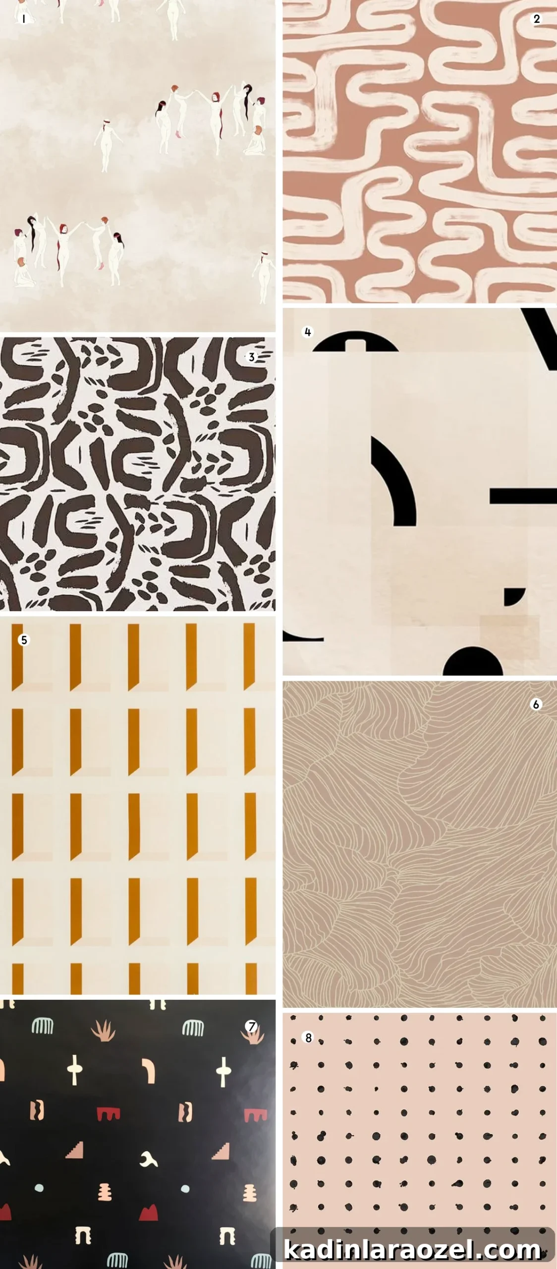 16 Stylish Temporary and Permanent Wallpapers to Transform Your Home 8 Neutral wallpaper designs roundup of favorites