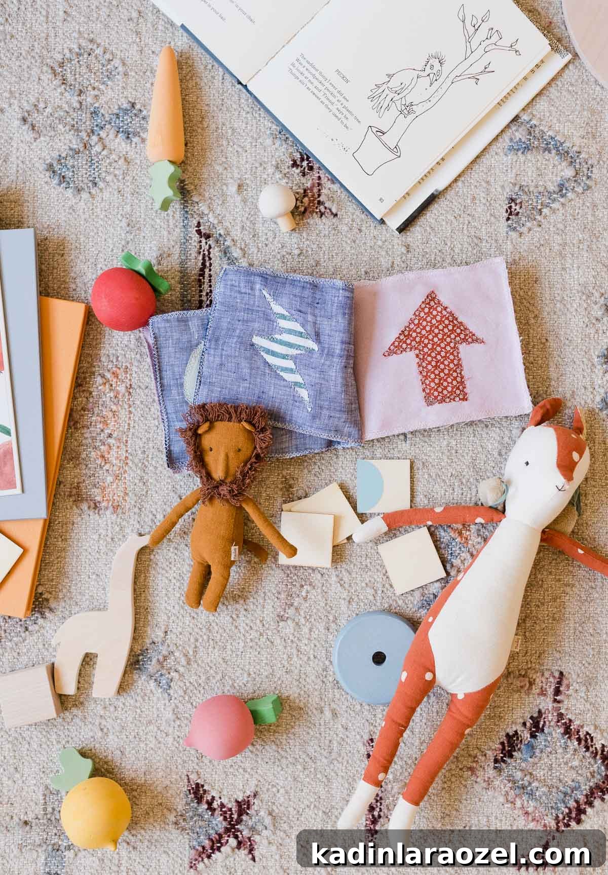 Cool toys for baby on the floor