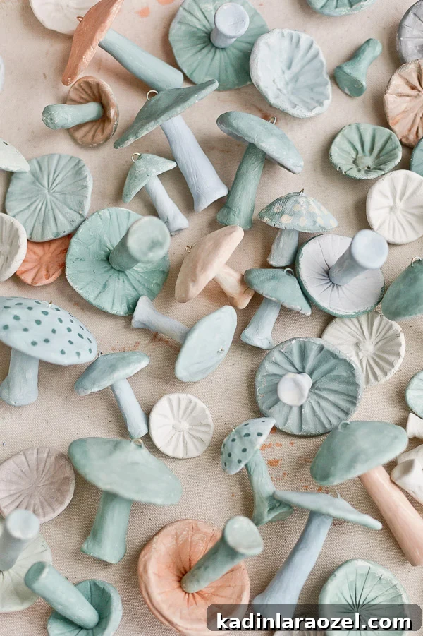 DIY Clay Mushroom Christmas Ornaments: Step-by-Step Guide 15 Unique Christmas Ornaments: How to Make Clay Mushrooms