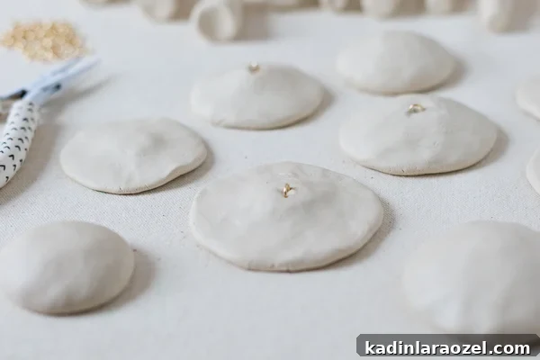 DIY Clay Mushroom Christmas Ornaments: Step-by-Step Guide 7 Add jump rings to clay mushroom caps