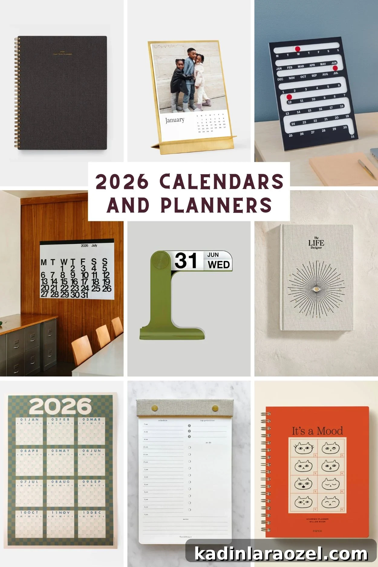 calendars and planners for 2026