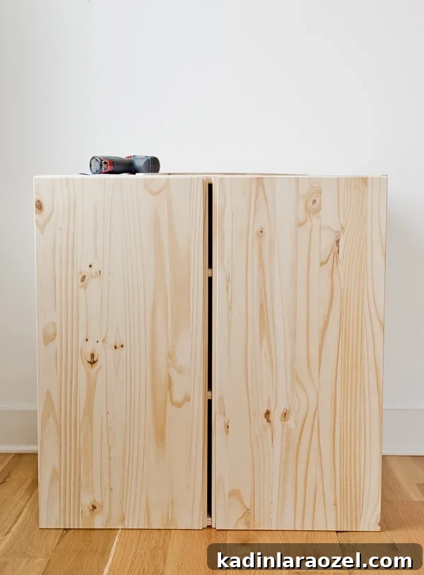 DIY Standing Desk Hack: Convert IKEA IVAR into a Sit-Stand Workstation 6 Building IVAR Ikea cabinet for DIY standing desk