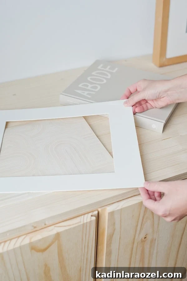 Using the inside cover of a book jacket as artwork, from the book Abode.