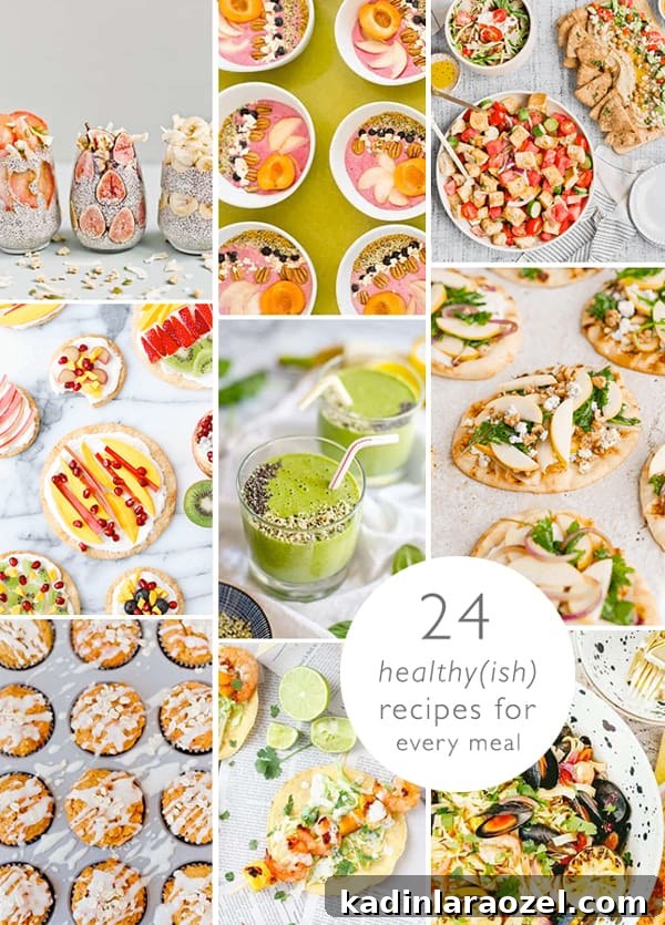 Images of healthy recipe ideas for every meal
