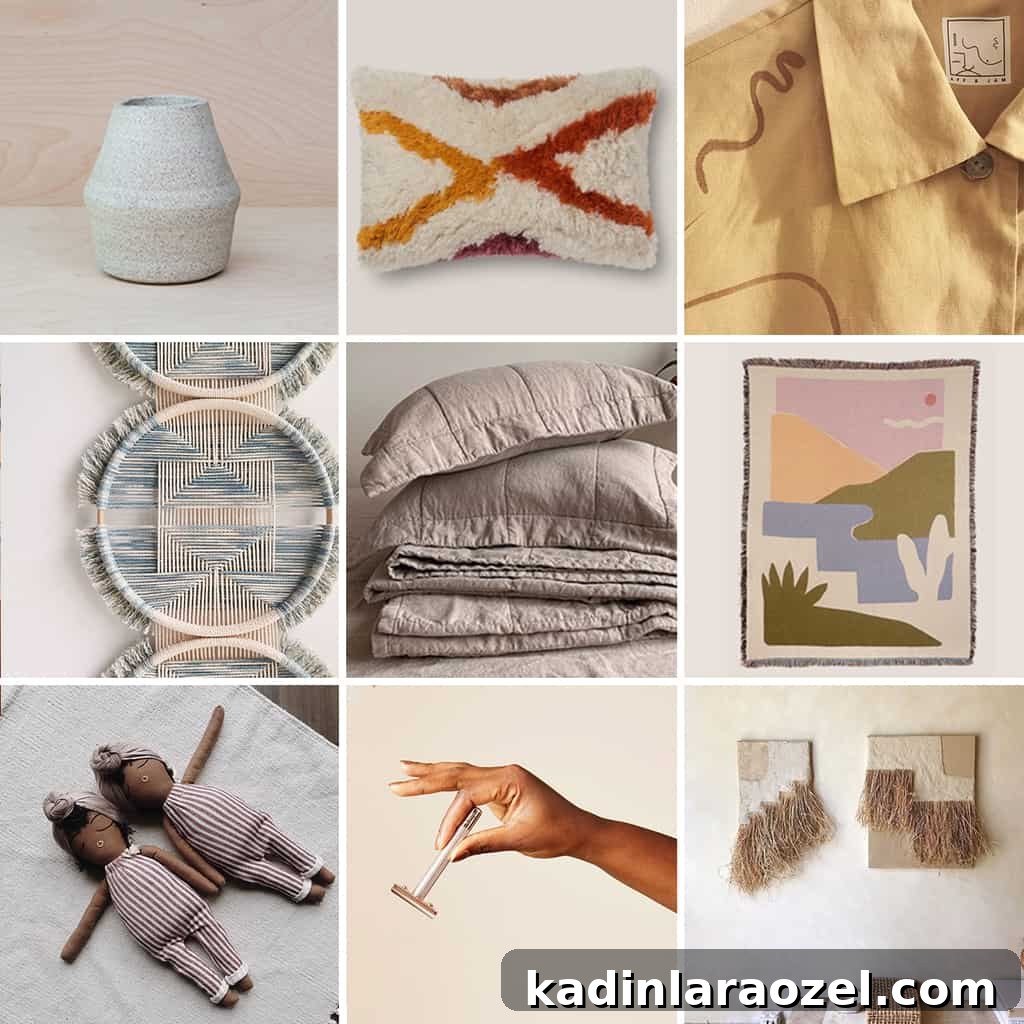 Various photos of Black-owned businesses in fashion, home, kids, beauty, and more.