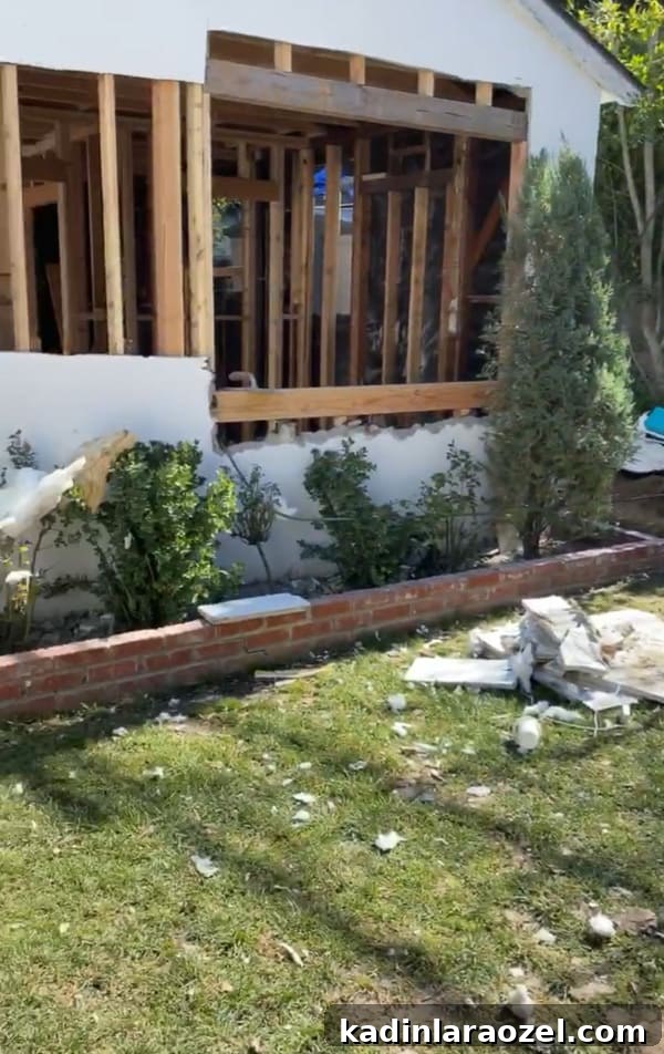We Moved to California — Before Photos and Home Tour Updates 14 Back house / ADU before photos of a converted garage.