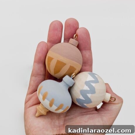 DIY Painted Wood Ornaments and Gift Toppers Tutorial 6 img 91520 6