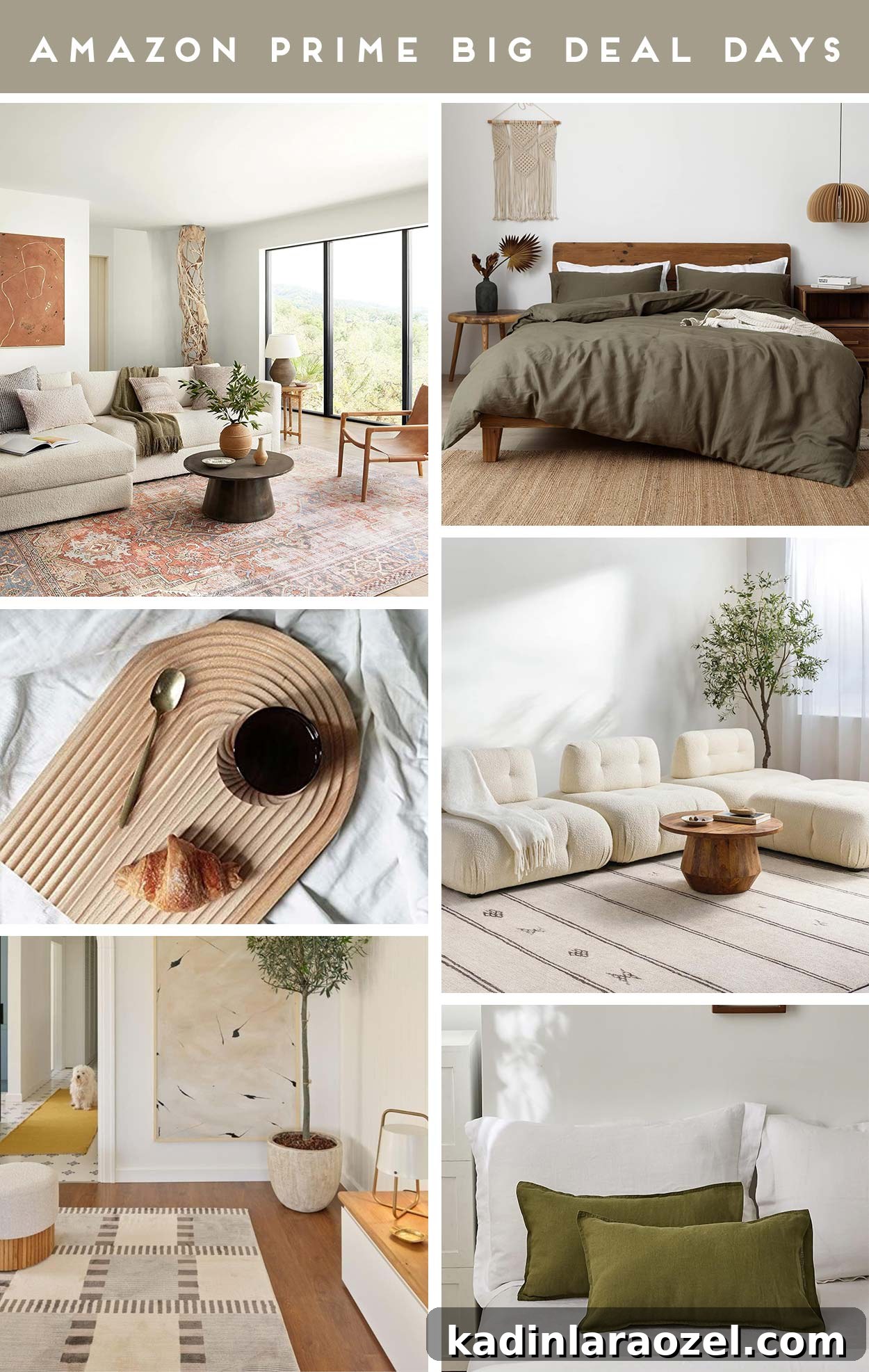 Top 2023 Amazon Prime Big Deals Day Finds: My Favorite Picks 3 Living room rugs, linen bedding, pillows and a kitchen cutting board