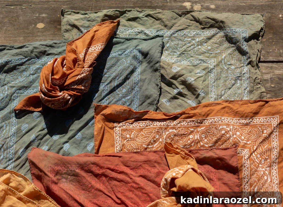 DIY Earth-Tone Bandanas: Stylish Patterns & Sewing Tips 12 img 108802 11